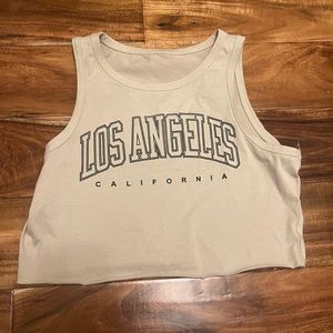 Cropped tank top